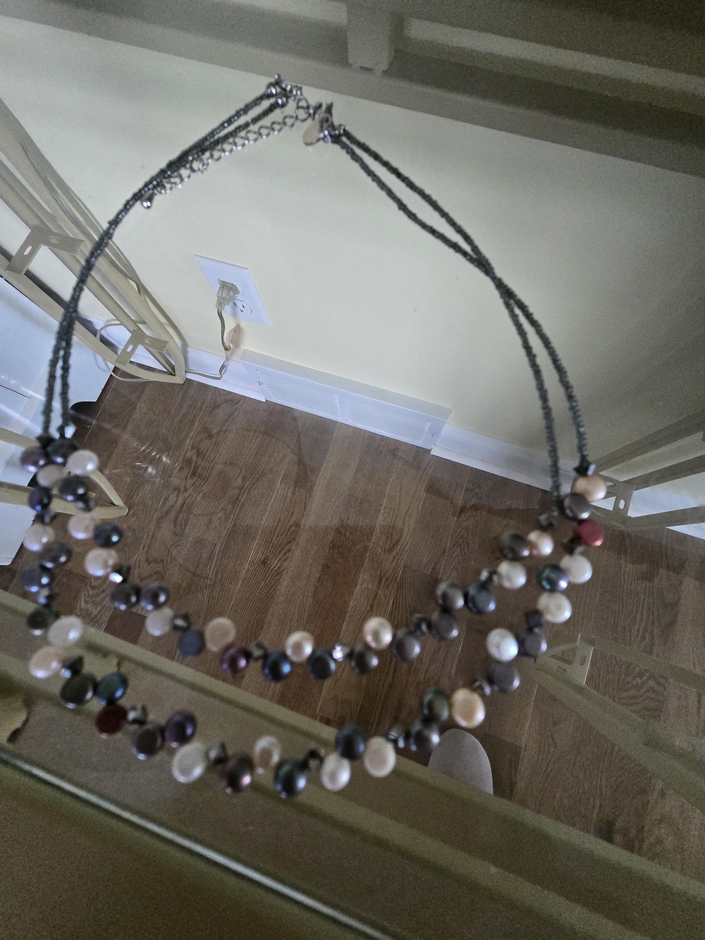 Multi-Color Freshwater Pearl Double Strand Necklace